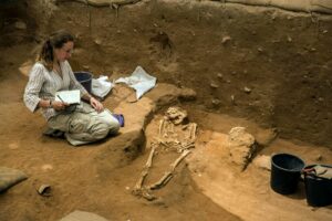 Goliath the Greek? Human remains from Ashkelon, and ancient cemetery in southern Israel, have yielded precious bits of DNA that a new study says help prove the European origin of the Philistines — the enigmatic nemeses of the biblical Israelites