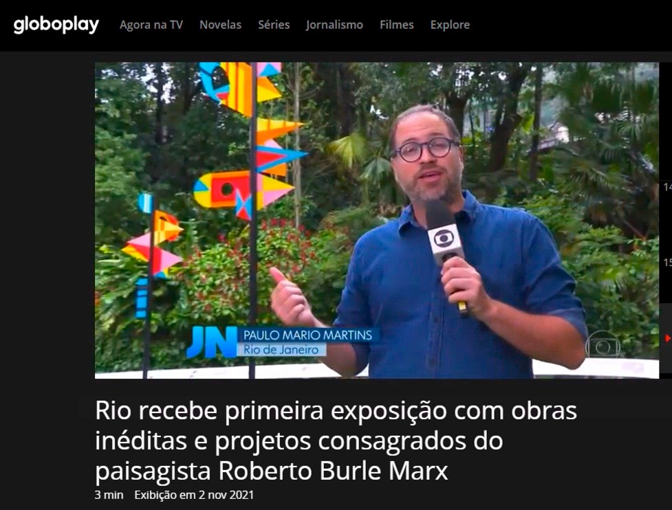 Rio receives its first exhibition with unpublished works and renowned projects by landscape artist Roberto Burle Marx!