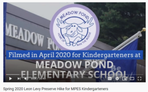Spring 2020 Leon Levy Preserve Hike for MPES Kindergarteners